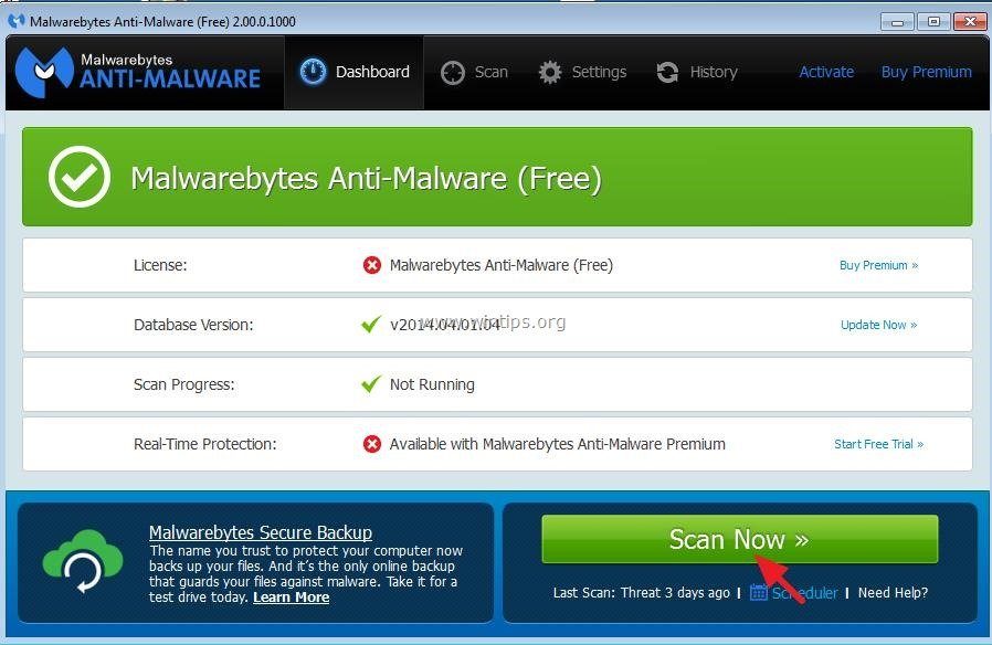 malwarebytes 3.0 free liscence