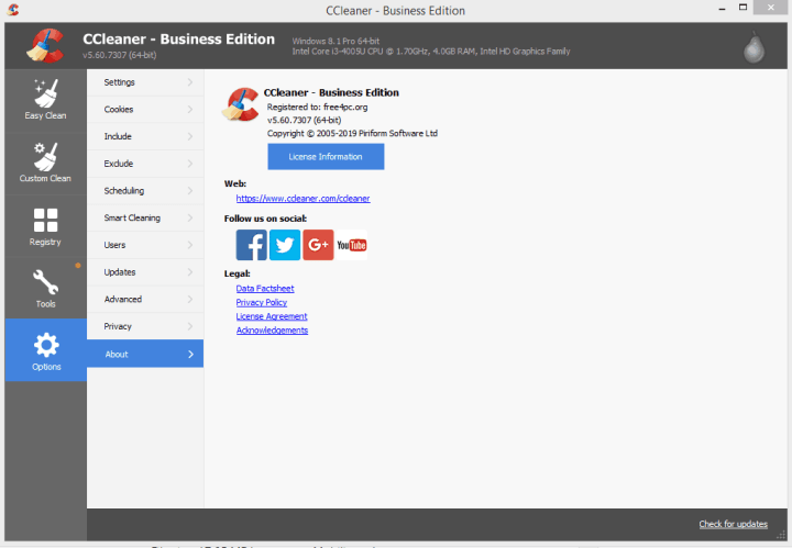 ccleaner licence key 2021